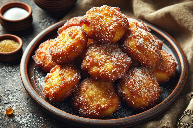 Les fameux et excellents beignets au Brocciu