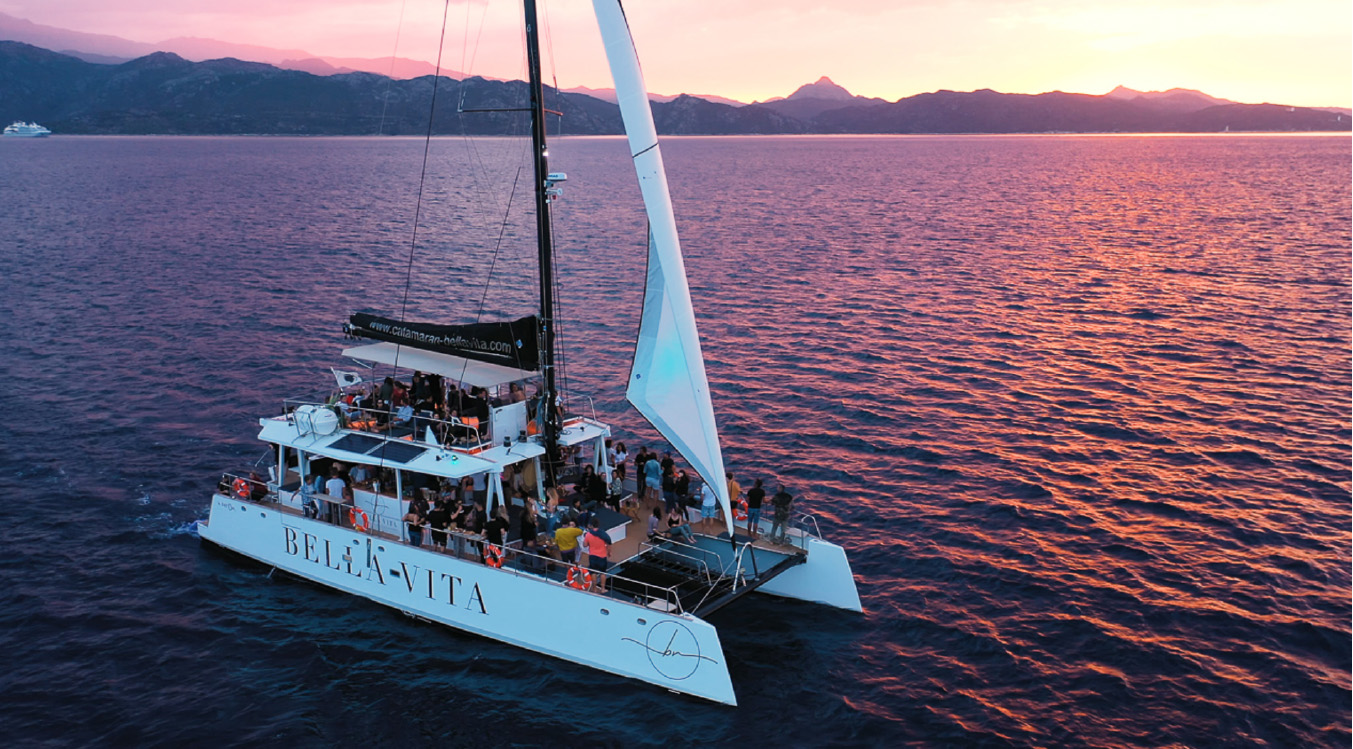 Catamaran Bella Vita à Saint-Florent